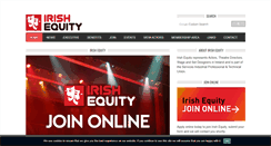 Desktop Screenshot of irishequity.ie