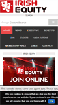 Mobile Screenshot of irishequity.ie