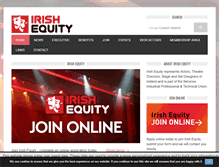 Tablet Screenshot of irishequity.ie